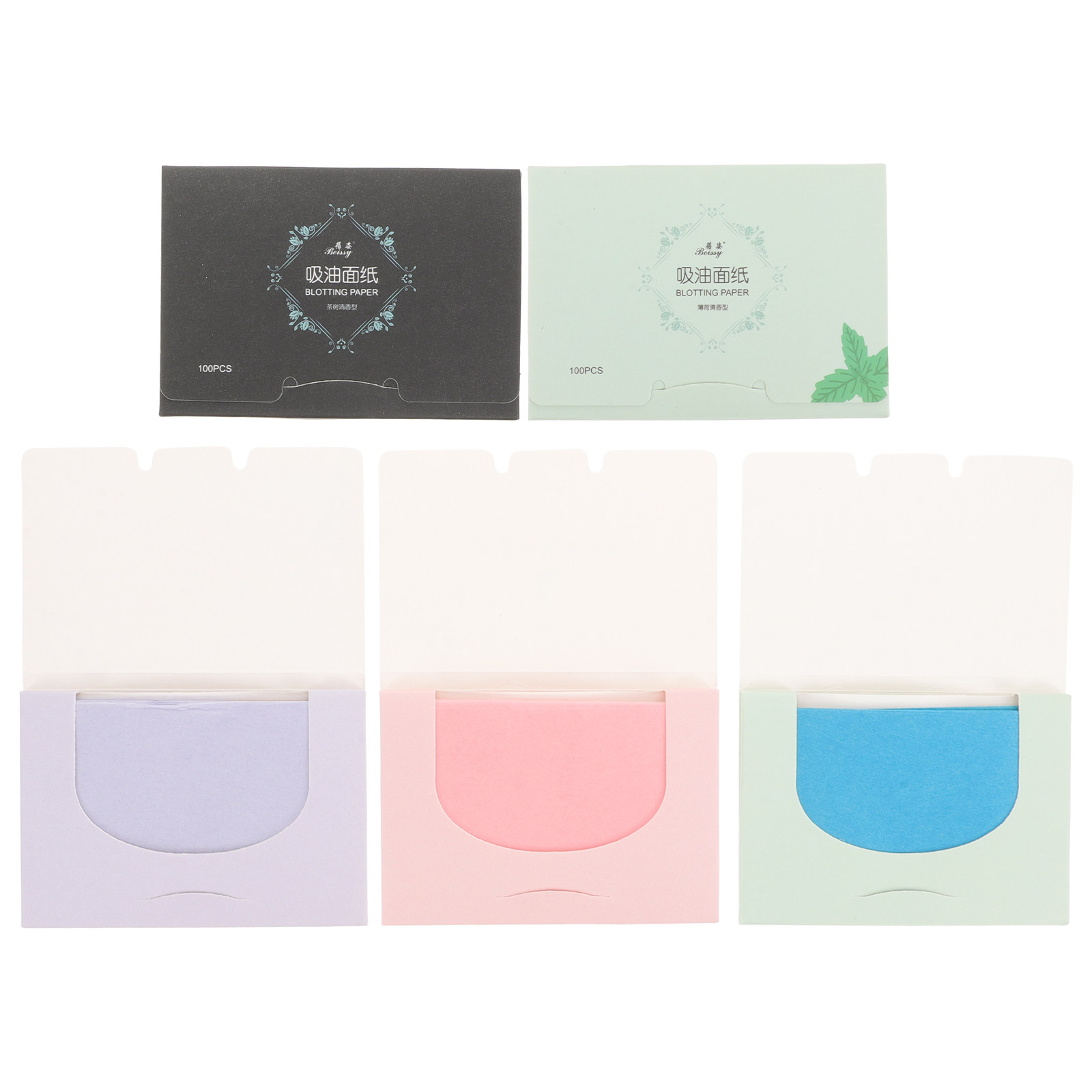 Home Fragrance Rose - 500 Adet Yüz Yağı Emici Kağıt