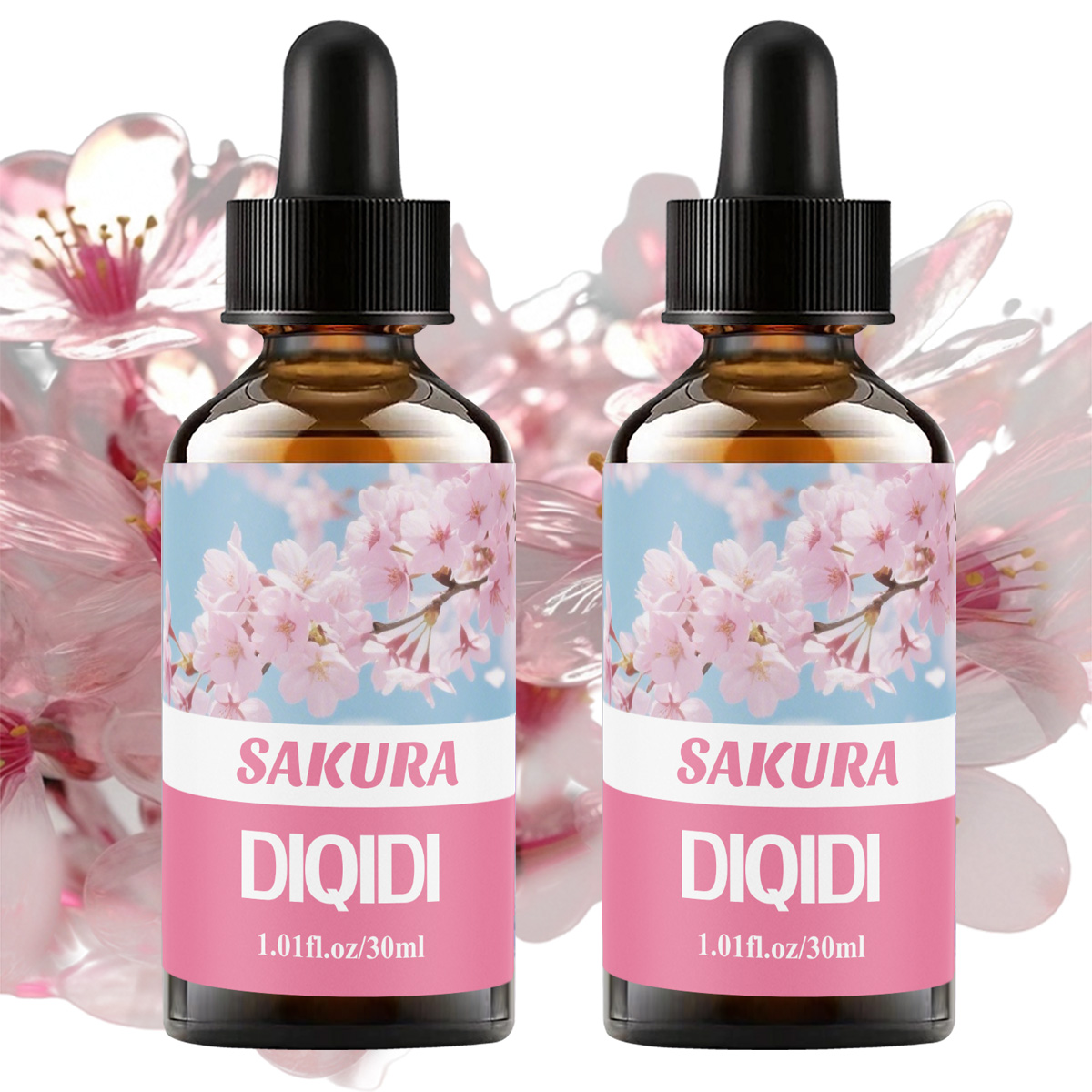 Home Fragrance Co - 2 Adet Sakura Esansiyel Yağı Seti,