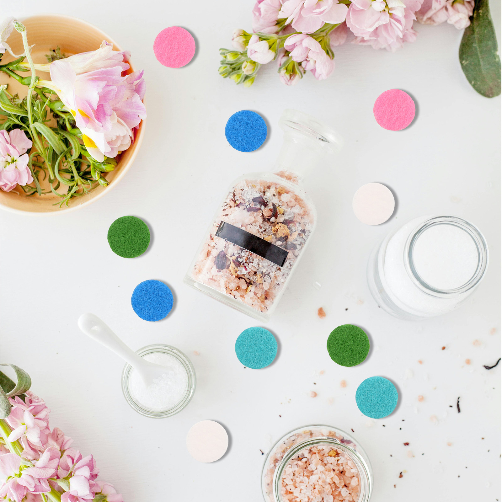 Home Fragrance Accessories - 50 adet uçucu yağ fiber pamuk