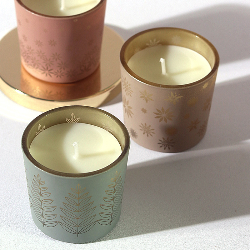Fragrance Home Decor - Renkli Seramik mumlar yaratıcı ev kokusu