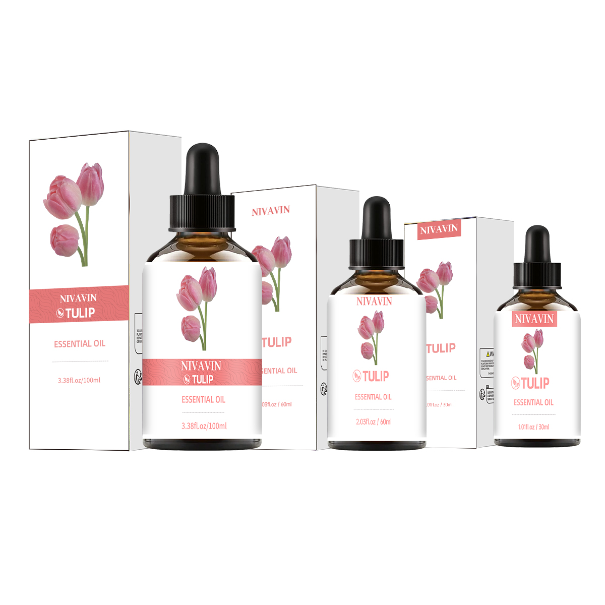 Home Fragrance Co - NIVAVIN 30ml/60ml/100ml Lale Esansiyel Yağı, bitkilerden
