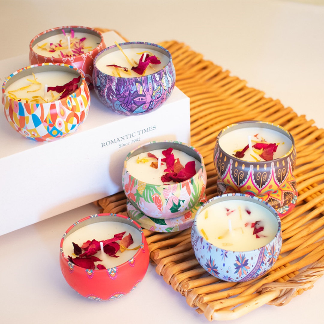 Home Fragrance Rose - Gül şeklinde mumlar, romantik atmosfer, süslemeler,