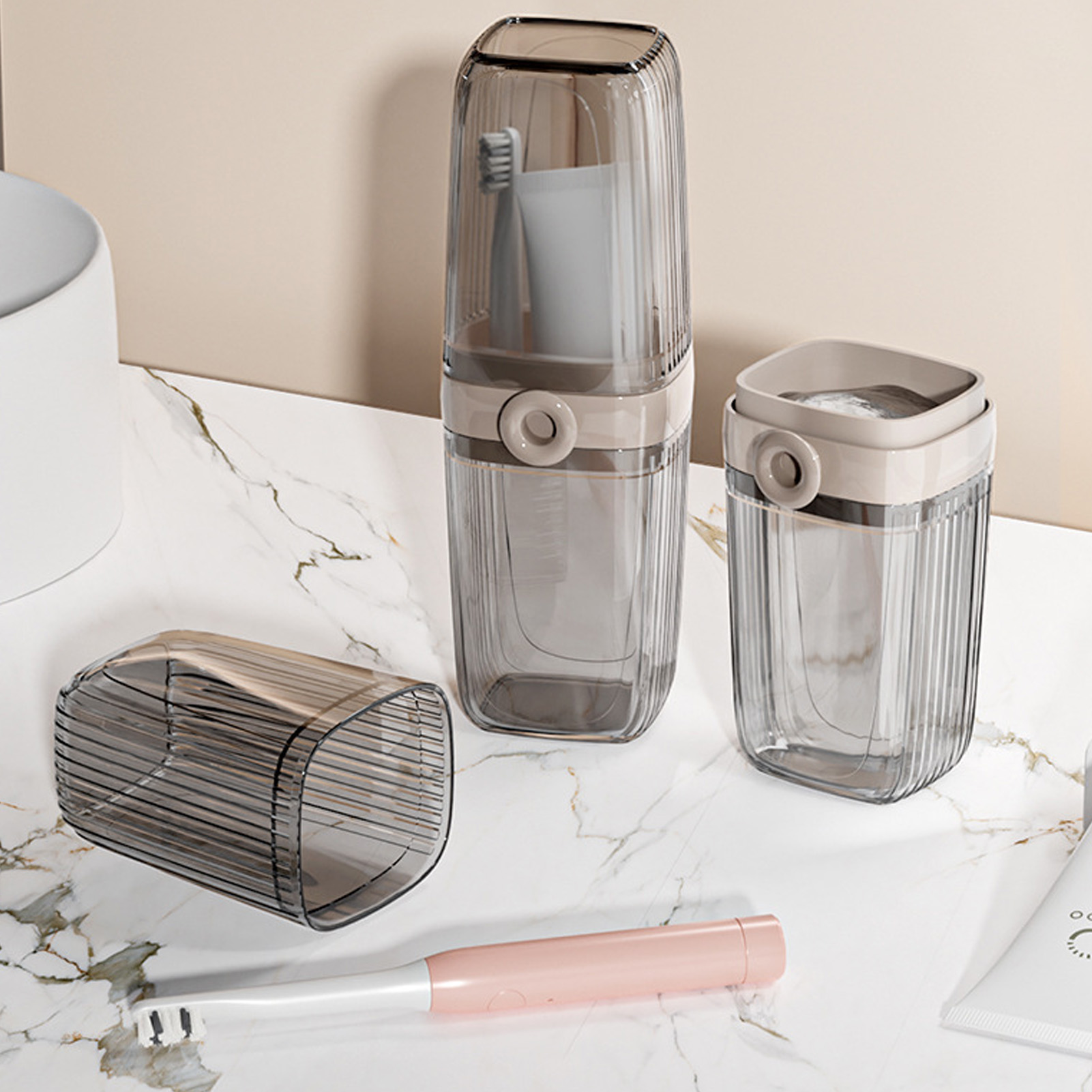 Home Fragrance Types - Taşınabilir Gargara Bardağı Sabun Kutusu, Yıkama