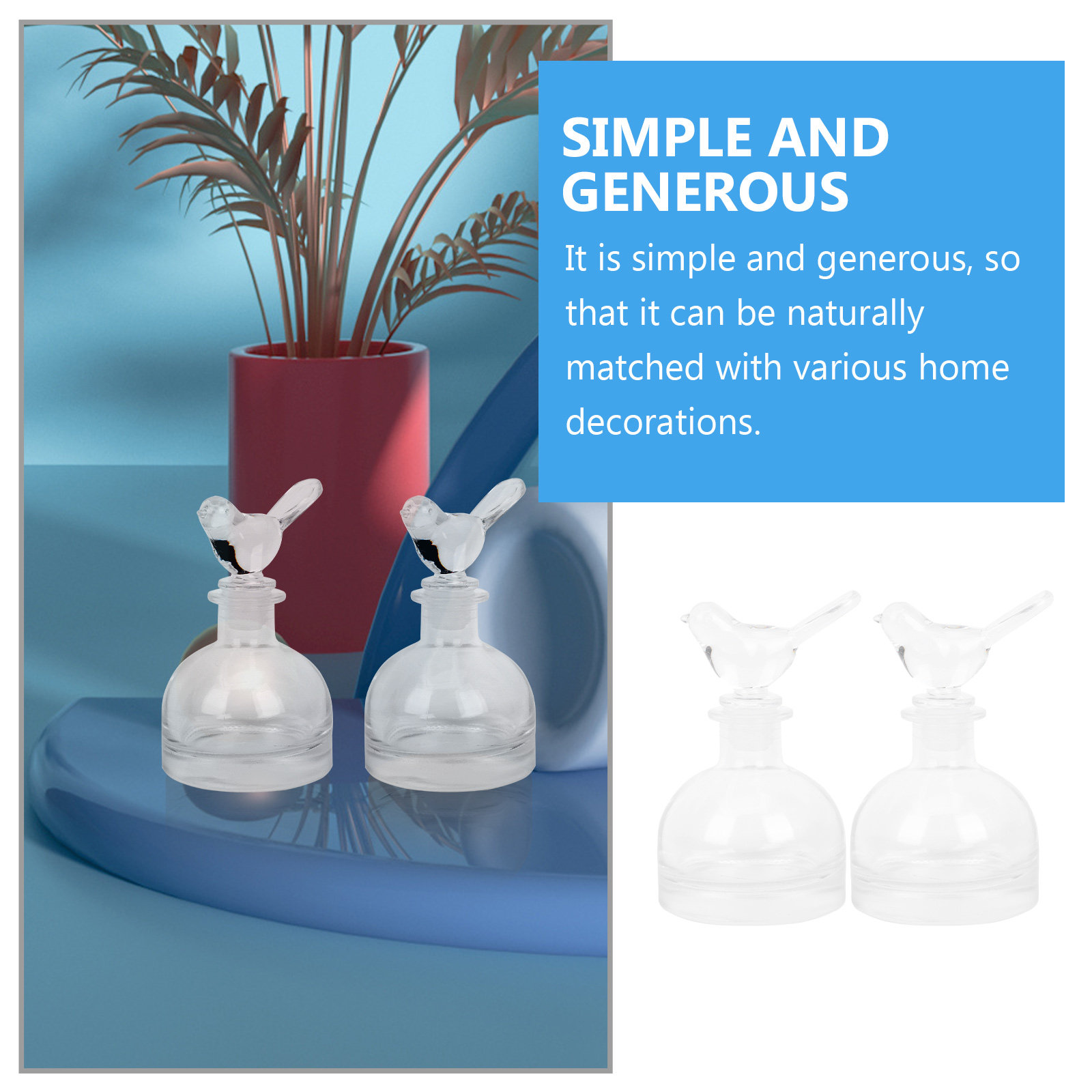 2 adet cam parfüm şişeleri Pre - Fragrance Home Decor incelemesi ve fiyatı