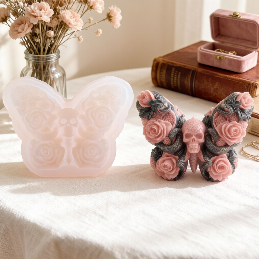 3D Kafatası Gül El Mum Silikon - Home Fragrance Rose incelemesi ve fiyatı
