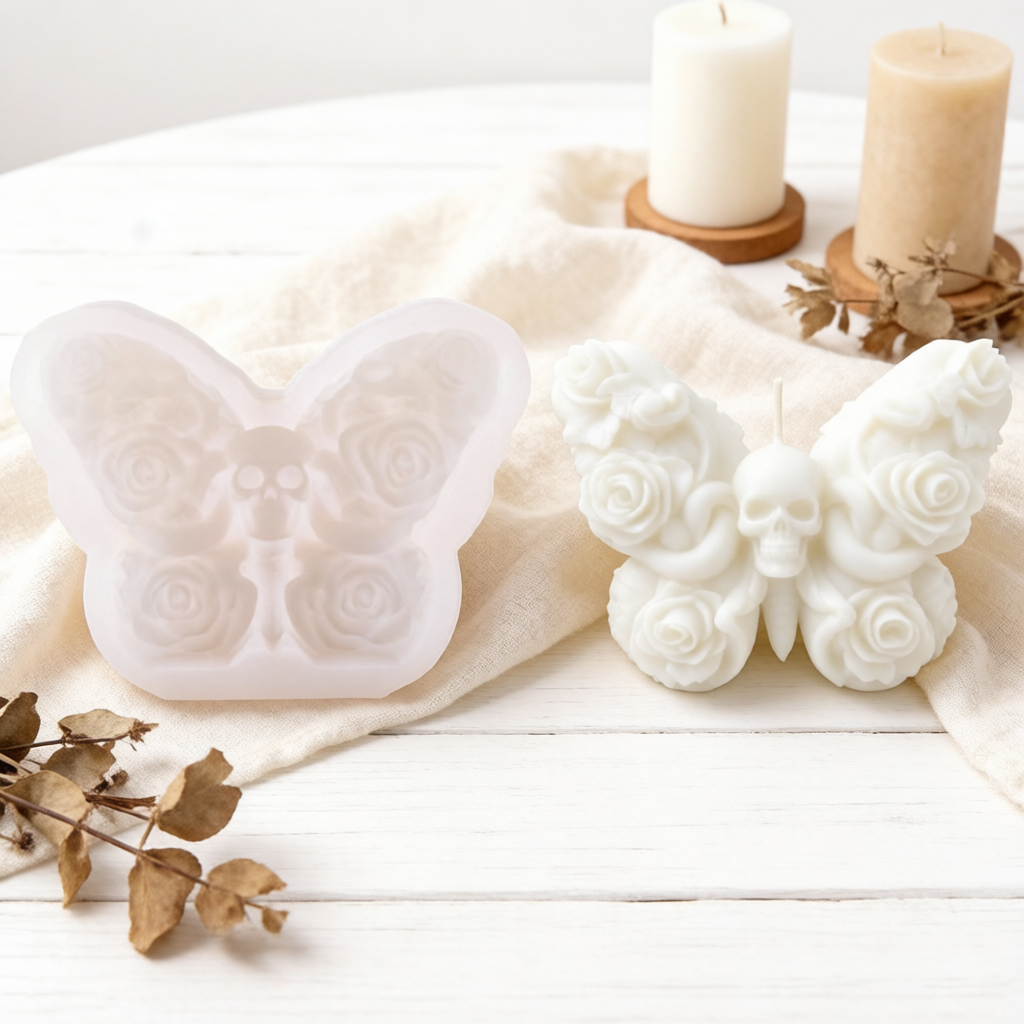 3D Kafatası Gül El Mum Silikon - Home Fragrance Rose incelemesi ve fiyatı