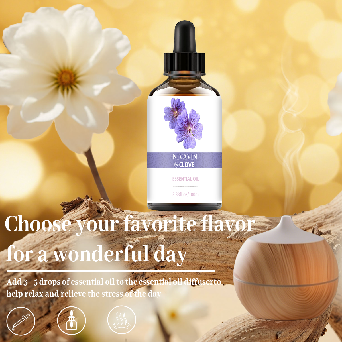 NIVAVIN 30ml/60ml/00ml Karanfi - Home Fragrance Co incelemesi ve fiyatı