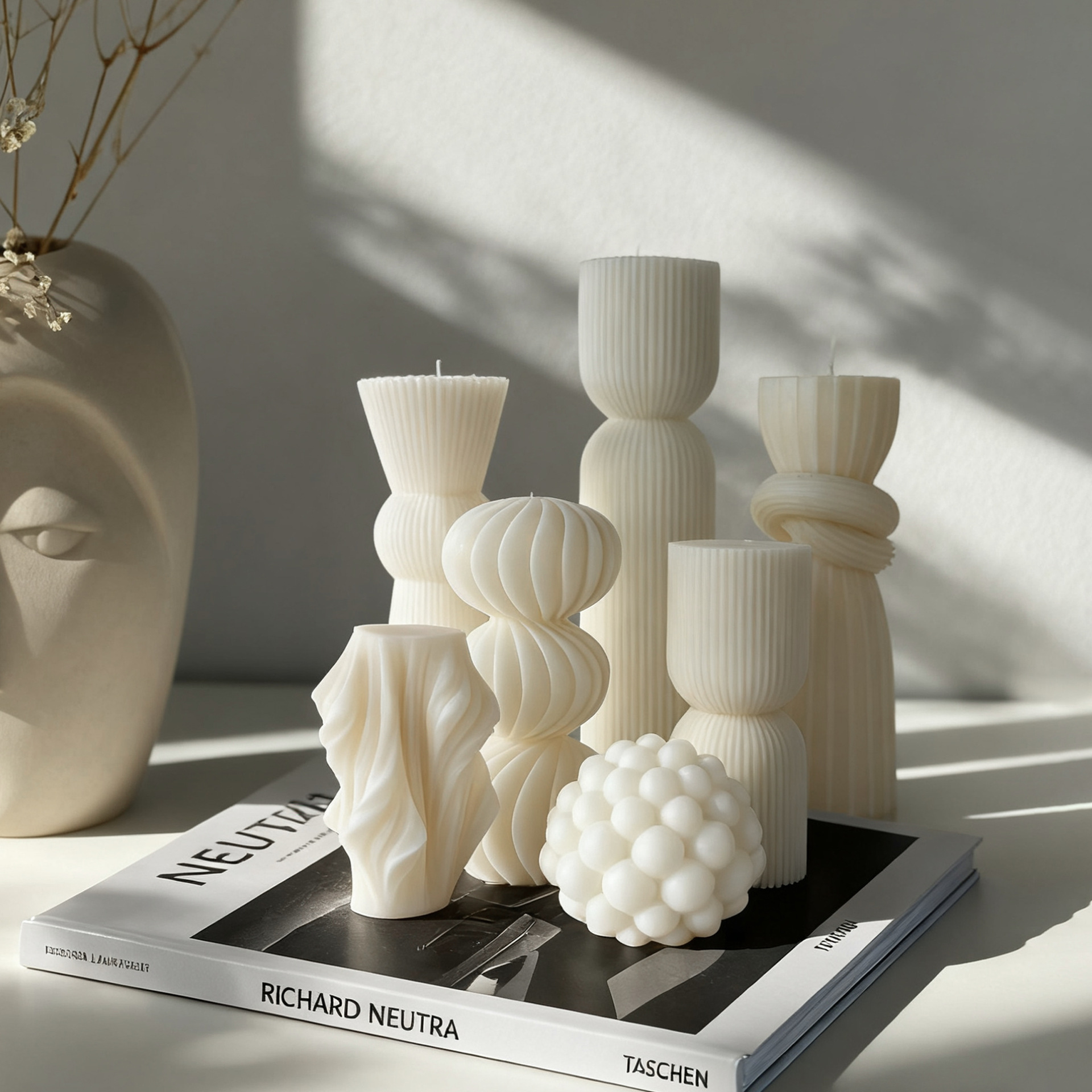 İskandinav Minimalist Beyaz Ko - Fragrance Home Decor incelemesi ve fiyatı
