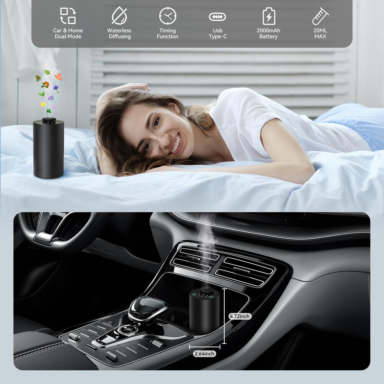 Susuz Esansiyel Yağ Difüzörü P - Home Fragrance Accessories incelemesi ve fiyatı