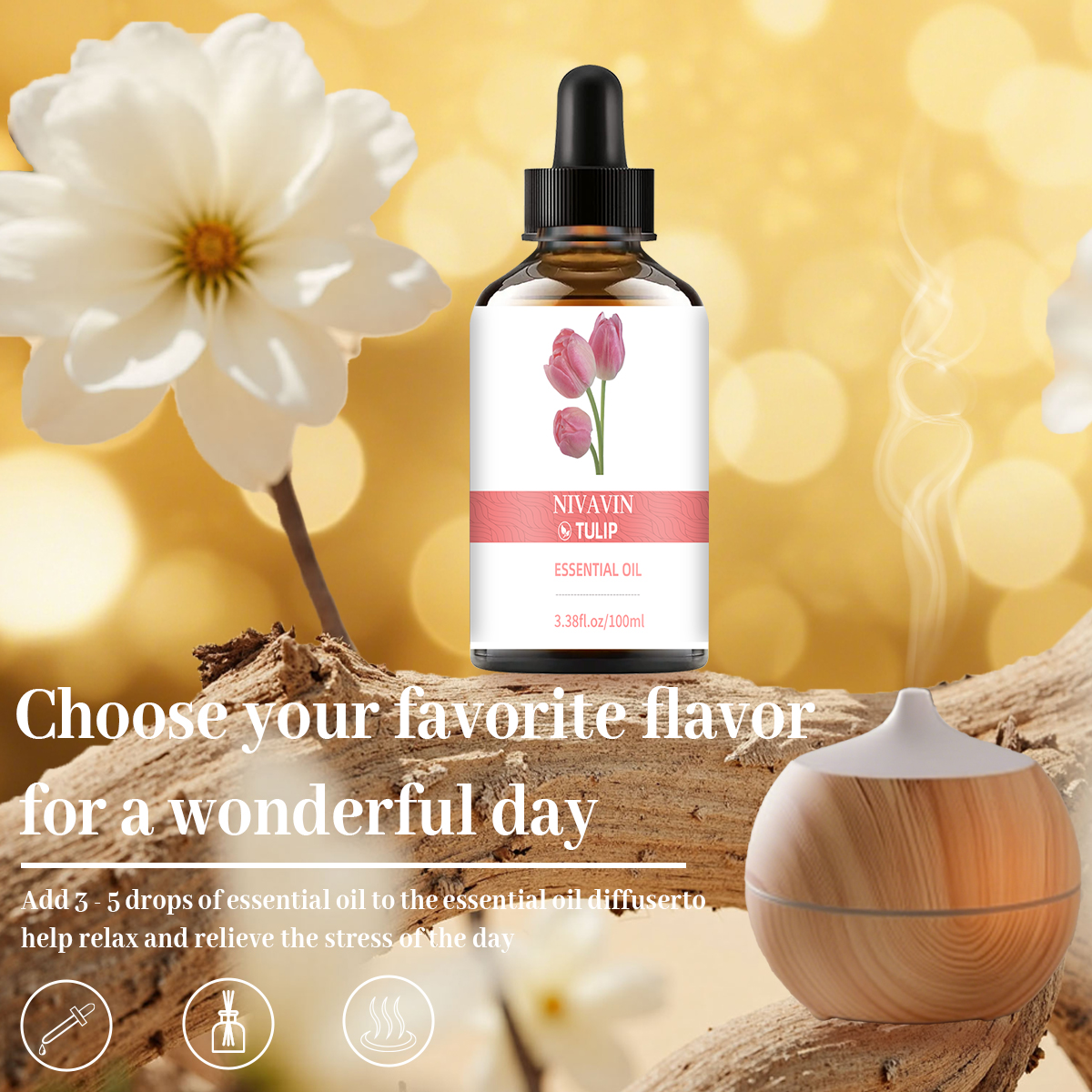 NIVAVIN 30ml/60ml/100ml Lale E - Home Fragrance Co incelemesi ve fiyatı