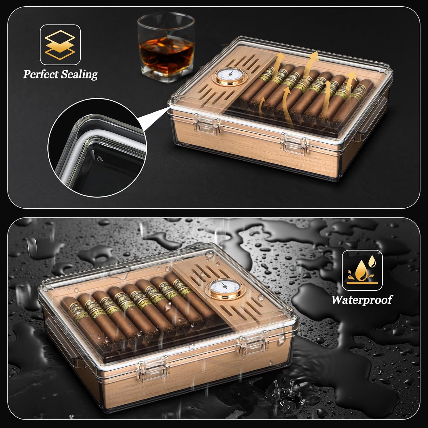 Akrilik Puro Humidoru, Higrome - Home Fragrance Maple Walnut incelemesi ve fiyatı