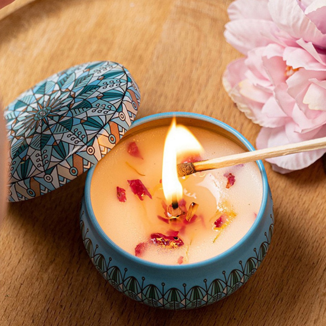 Gül şeklinde mumlar, romantik  - Home Fragrance Rose incelemesi ve fiyatı