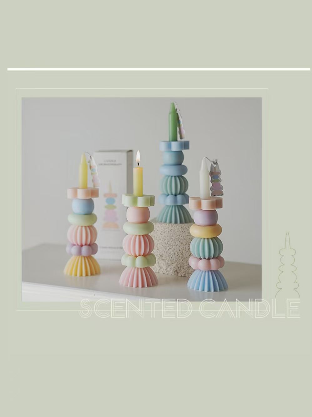 El Yapımı Geometrik Katmanlı K - Fragrance Home Decor incelemesi ve fiyatı