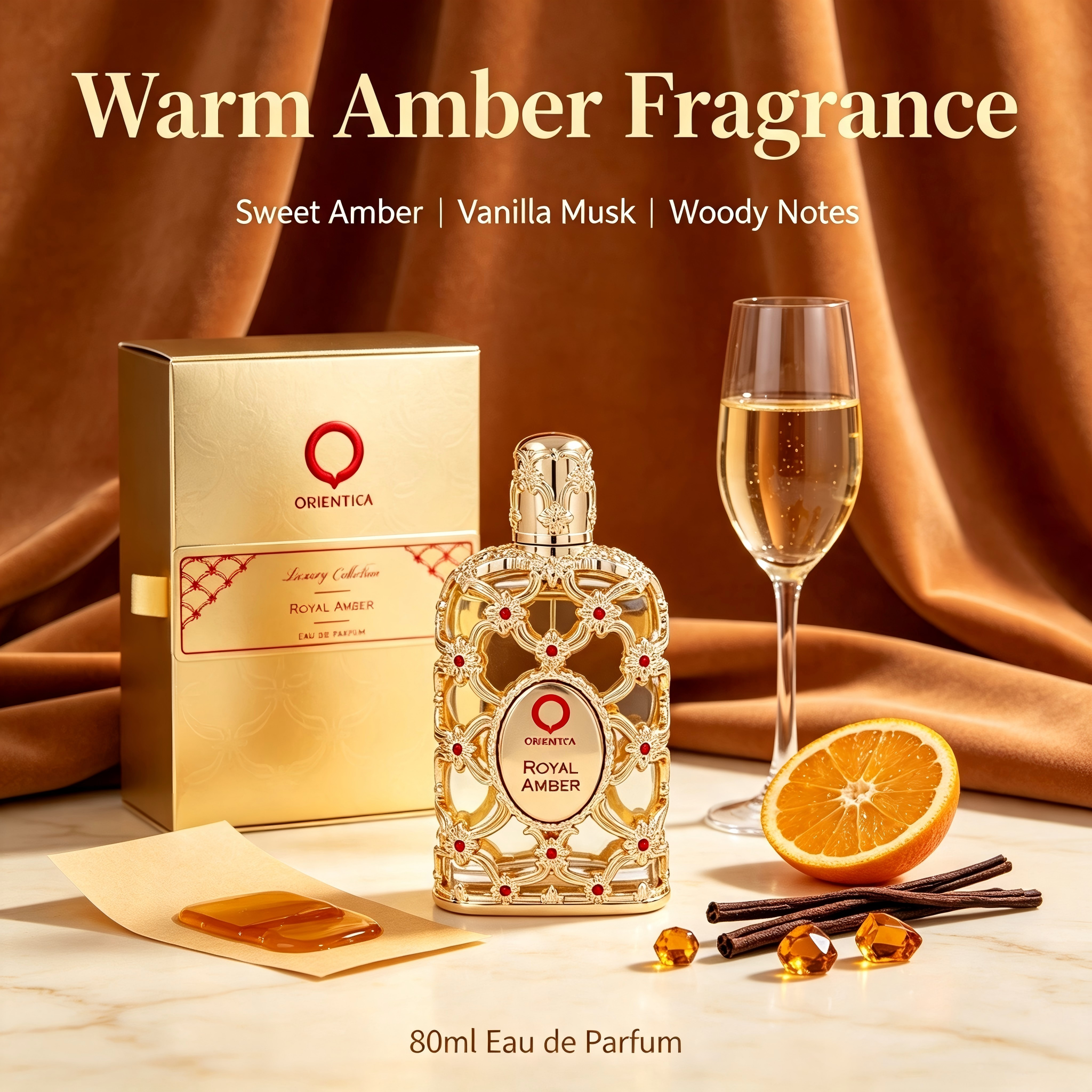Orientica Royal Amber EDP 80ml - Fragrance Your Home incelemesi ve fiyatı