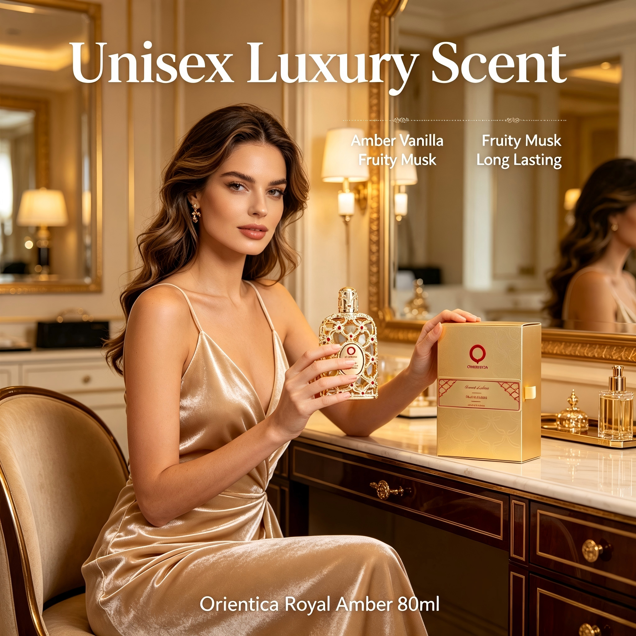 Orientica Royal Amber EDP 80ml - Fragrance Your Home incelemesi ve fiyatı